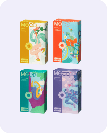 MOOD Tea herbal tea bundle with premium herbal blends