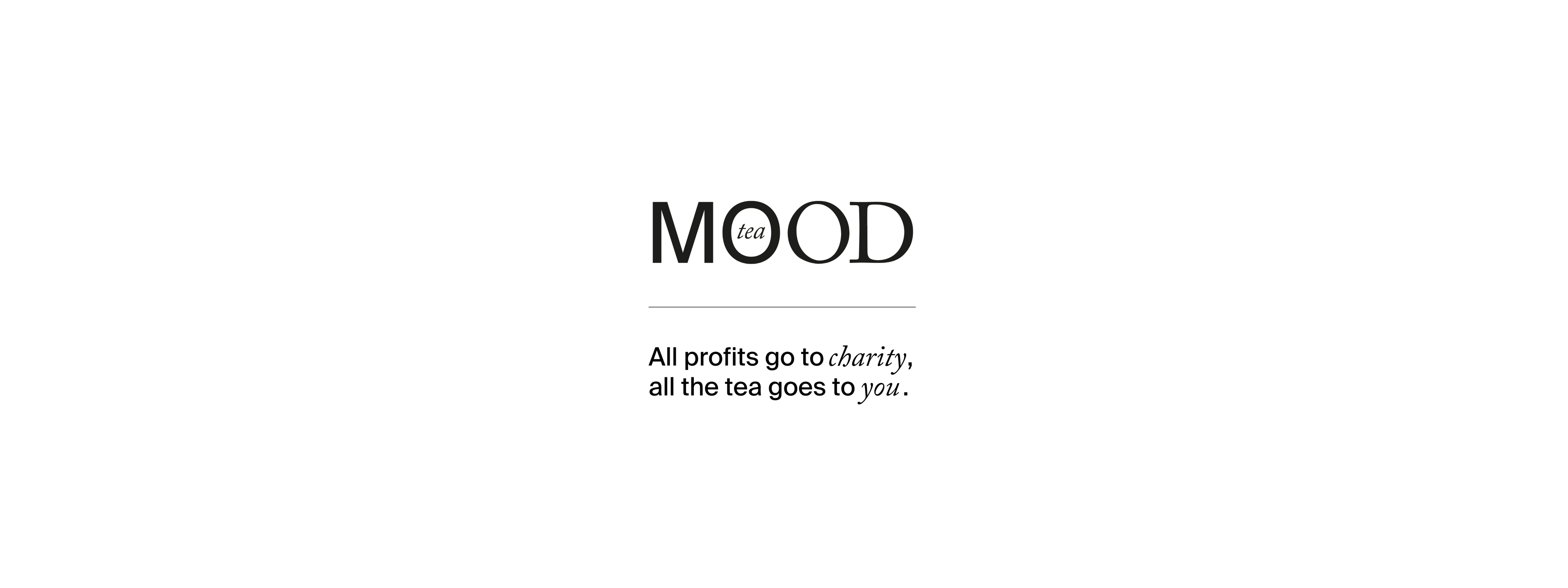 Logo and tagline of 'MOOD' on a white background