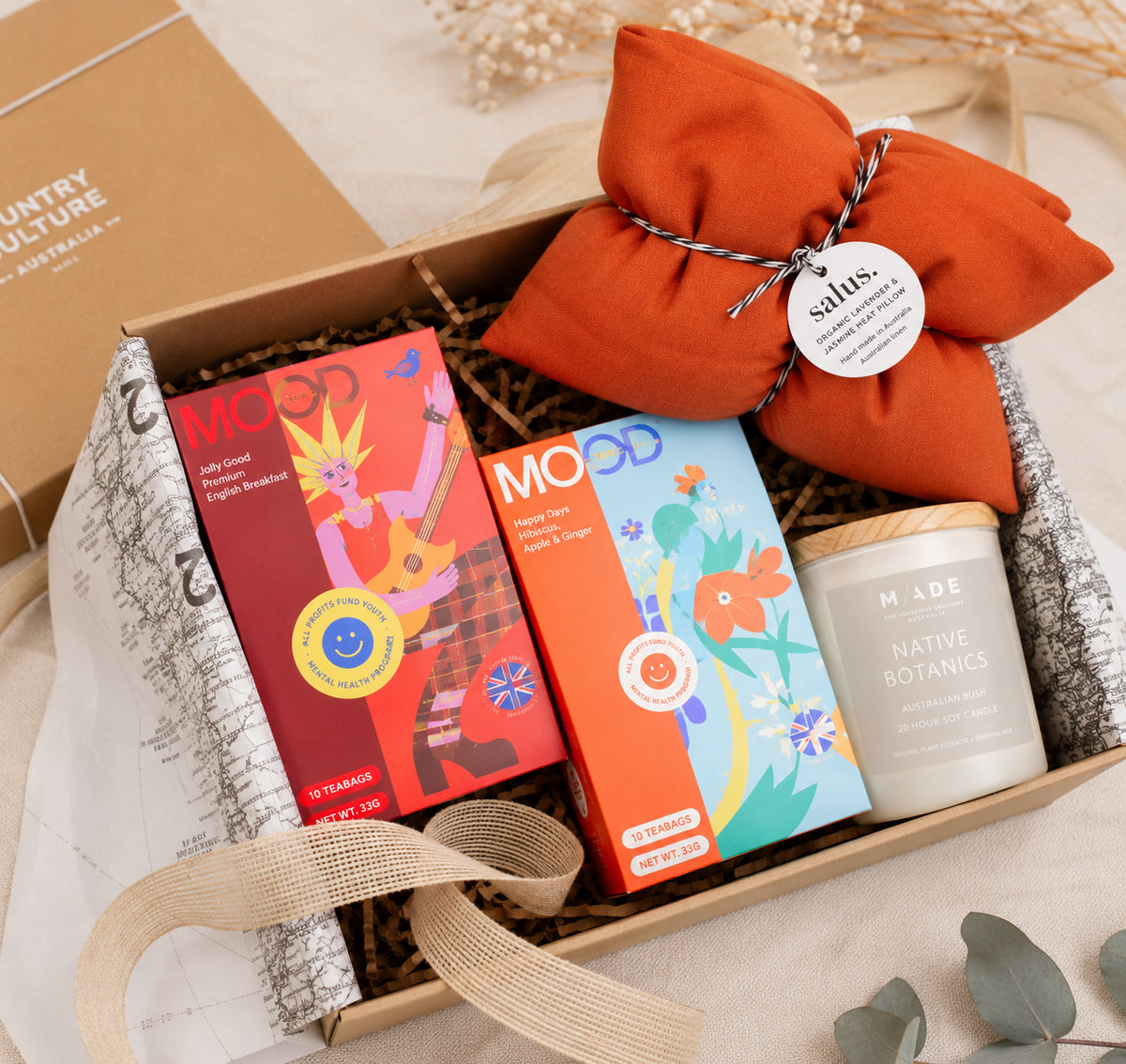MOOD Tea x Country Culture | Relax and Heal Gift Hamper